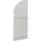 Ekena Millwork Americraft 6-Board (2 Batten) Wood Joined Board-n-Batten Shutters w/ Arch Top, ARW101BQ621X77STH, PR ARW101BQ621X77STH - alternate 8